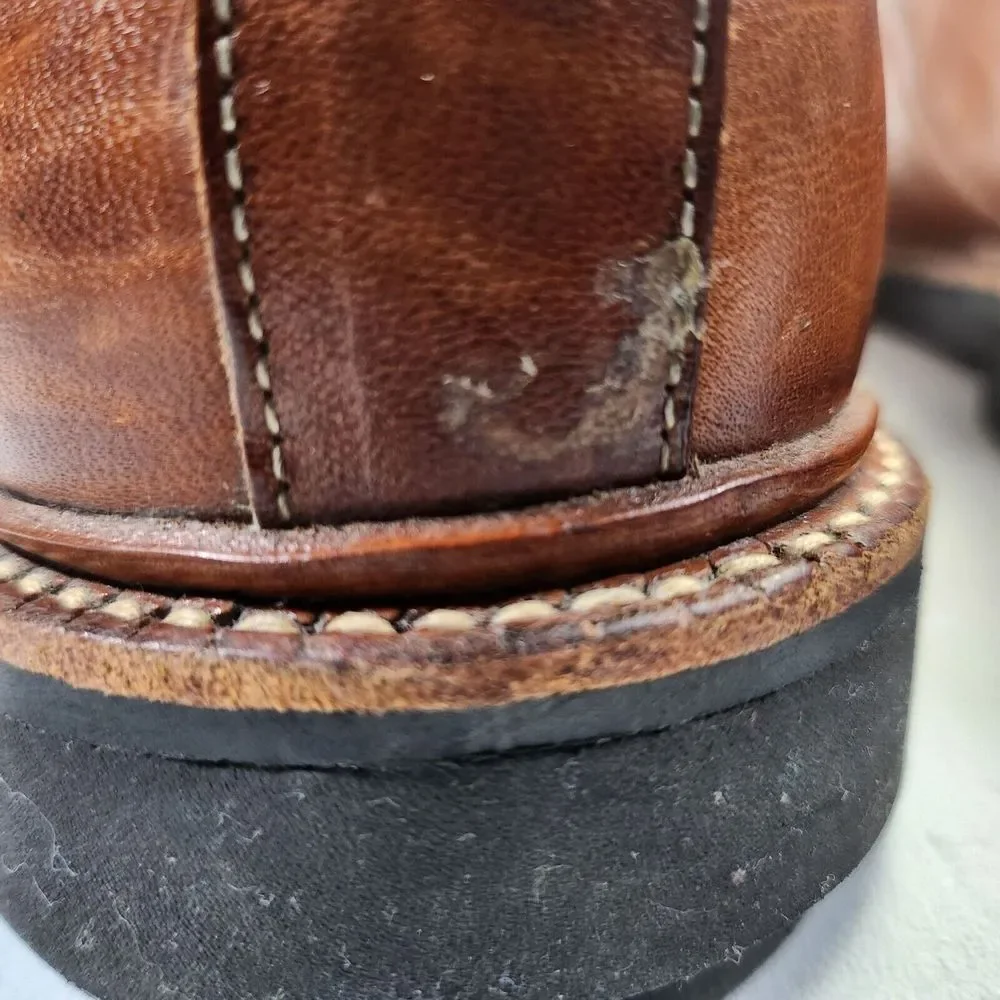 Allen Edmonds Brown Leather Mens‎ Dress Shoes With Lace-Up Closure & Rubber Sole